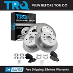 Trq Front & Rear Premium Posi Ceramic Disc Brake Pad Rotor Kit For Toyota. Fixed Price $207.95.