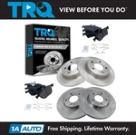 Trq Front & Rear Ceramic Disc Brake Pads Rotor Kit For Mazda 3 New. Fixed Price $224.95.
