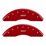 Mgp 4 Caliper Covers Engraved Front & Rear Red Finish Silver Ch. Fixed Price $269.99.