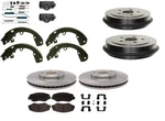 Corolla Prizm 1993-1997 Brake Disc Rotors Pads Drums Shoes Cylinders Springs. Fixed Price $179.95.