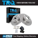 Trq Rear Posi Metallic Brake Pad & Rotor Disc Set For Audi Vw Volkswagen. Fixed Price $74.95.
