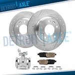 Rear Drilled Rotor Left Caliper Brake Pads 2006-2012 Ford Fusion Lincoln Mkz. Fixed Price $129.99.
