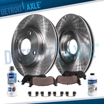 2.3L 4-LUG Front Disc Rotors And Ceramic Brake Pads For 1998-02 Honda Accord. Fixed Price $76.46.