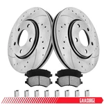 Front Rotor Ceramic Brake Pads For Chrysler Town & Country Voyager Grand Caravan. Fixed Price $72.99.