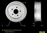 Brake Drum Bendix PDR0452. Fixed Price $142.71.