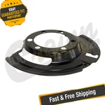 Crown 52005476 Front Right Brake Dust Shield For 87-95 Jeep Wrangler YJ/97-06 Tj. Fixed Price $33.50.