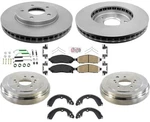 For Nissan NV200 2013-2021 Coated Front Brake Rotors & Ceramic Pads Drums Shoes. Fixed Price $282.00.