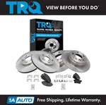Trq Front & Rear Posi Semi-metallic Brake Pad Rotor Kit Lh Rh For Acura. Fixed Price $209.95.