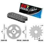 Suzuki Gs (drum Brake) 125 1979-1982 Chain Crown Sprocket Kit 428 Pbr EK1709. Fixed Price $59.45.