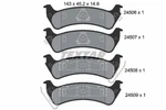 Textar 2450601 Brake Pad Set, Disc For, Jeep. Fixed Price $53.93.