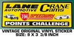 Lane Automotive I-96 Speedway Vintage Original Vinyl Decal Sticker Racing. Fixed Price $10.26.