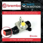 Wheel Cylinder Fits Vw Jetta MK2 1.8 Rear 87 To 91 Brake Brembo 1H0611053 New. Fixed Price $24.33.