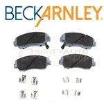 Beck Arnley Front Disc Brake Pad & Hardware Kit For 1987-1993 Mazda B2600 Lv. Fixed Price $54.26.