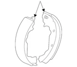 Genuine Gm Brake Shoes 21990465. Fixed Price $122.36.