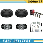 Rear Brake Drums & Shoes Fits 1992-1999 Chevrolet C1500 Wheel Drive Pick Up. Fixed Price $343.19.