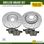 Rear Brake Rotors Ceramic Pads For 2018-2023 Vw Atlas/cross Sport Audi Q3. Fixed Price $80.45.