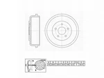 Rr Brake Drum Fvp 666524. Fixed Price $72.08.