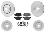 Front & Rear Coated Disc Brake Rotors Pad For Audi A8 2011 2012 2013 2017 2018. Fixed Price $695.00.