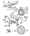 Genuine Mopar Brake Adjusting Screw Right 4423898 Qty 1. Fixed Price $18.03.