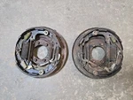 Rear Axle Drum Brake Backing Plates 79-93 Mustang 8.8 Bracket Loaded Left Right. Fixed Price $170.99.
