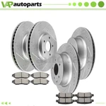 Brake Pads And Rotors Discs Front Rear For Nissan 370Z Infiniti G35 G37 Drilled. Fixed Price $198.02.