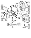 Genuine Mopar Brake Shoe To Spring 4746588. Fixed Price $45.07.