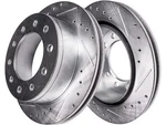 Detroit Axle 86PW28M Rear Brake Rotor Set Fits 2003-2011 Lincoln Town Car Sedan. Fixed Price $92.68.