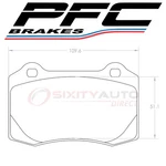 Pfc Brakes Rear Disc Pad Set For 2010-2015 Chevrolet Camaro Braking Nl. Fixed Price $147.96.