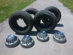 1962 Pontiac Catalina 14" Front Rear Left Right 8 Lug Rim - Brake Drums Caps. Fixed Price $999.99.