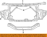 Chrysler Oem 07-14 200 Radiator Support-crossmember Assy 5076459AJ. Fixed Price $101.69.