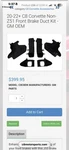 20-22+ C8 Corvette Front Brake Duct Kit Gm Oem- Brand New In Box!. Fixed Price $275.00.