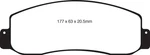 Ebc Brakes ED91777 Disc Pad Set. Fixed Price $191.94.