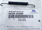 582692E000 New Oem Parking Brake Shoe Return Spring Lower Hyundai Kia. Fixed Price $12.99.