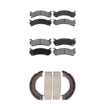 Front Brake Pads Rear Parking Shoes Kit For Gmc Sierra 3500 Classic 2007 OE34. Fixed Price $76.22.