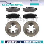 Rwd For 1995 1996 1997 Nissan Pickup Front Disc Brake Rotors & Pads Set. Fixed Price $183.51.