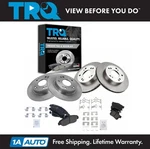 Trq Front & Rear Ceramic Brake Pad Disc Rotor Kit For Honda Civic. Fixed Price $159.95.