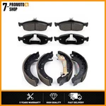 Front Rear Disc Brake Pad Set Drum Shoe Magma Ford Contour 1995-2000. Fixed Price $91.99.