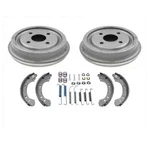 Brake Drum Shoe Set Rear L&r Saturn Sc Sl Sw Non Asbestos Organic Springs 4PC. Fixed Price $366.99.