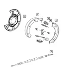 Genuine Mopar Backing Plate 68013766AA. Fixed Price $21.53.