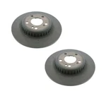 Genuine Oem Pair Set Of Rear Solid Disc Brake Rotors For Mercedes W205 C300. Fixed Price $192.30.