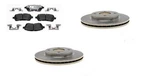 Ceramic Brake Pad With Hardware & Rotors Kit Fits Ford Fiesta 2011-2019 Front. Fixed Price $89.95.