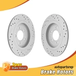 Rear Drilled Brake Rotors For 2016-2021 Hyundai Tucson W/electric Parking. Fixed Price $55.54.