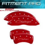 Mgp 12181SCLSRD Brake Caliper Covers Set Red Cursive For 11-22 Dodge Challenger. Fixed Price $299.99.