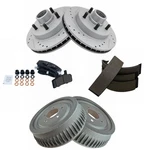 Disc Brake Pad And Rotor / Drum Shoe Kit-gas Diy Solutions. Fixed Price $443.98.
