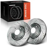 A-premium Front Side Drilled Brake Rotors For Mazda CX-5 2016-2021 2019-2021. Fixed Price $133.69.