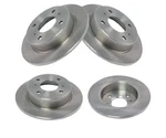 Rear Brake Rotors Set Solid For 1989-1998 Nissan 240SX. Fixed Price $68.85.