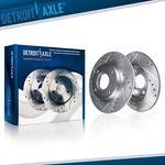 Rear Drilled And Slotted Disc Brake Rotors For Mazda MX-5 Miata Fiat 124 Spider. Fixed Price $74.96.