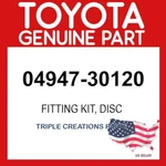 Toyota Genuine 0494730120 Fitting Kit Disc Brake Front 04947-30120 Oem. Fixed Price $60.22.