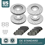 Front & Rear Disc Rotors Ceramic Pads For 2014-2022 Jeep Cherokee Chrysler 200. Fixed Price $161.21.
