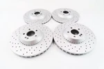 Mercedes Class S550E Front Rear Brake Rotors. Fixed Price $335.75.